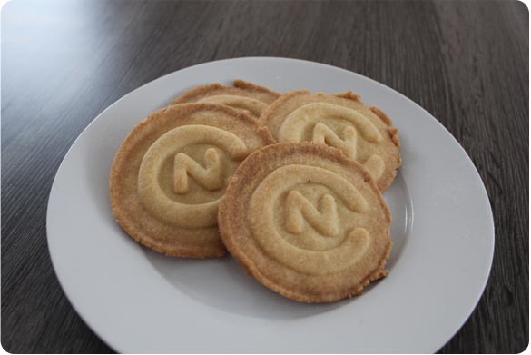 koekjes met logo